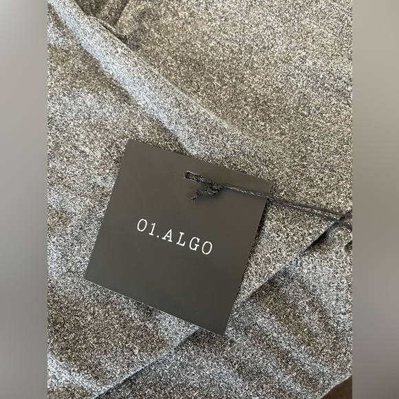 NWT 01.Algo Performance 1/4 Zip Pullover Gray Athletic Moisture Wicking Men’s L - Picture 4 of 9